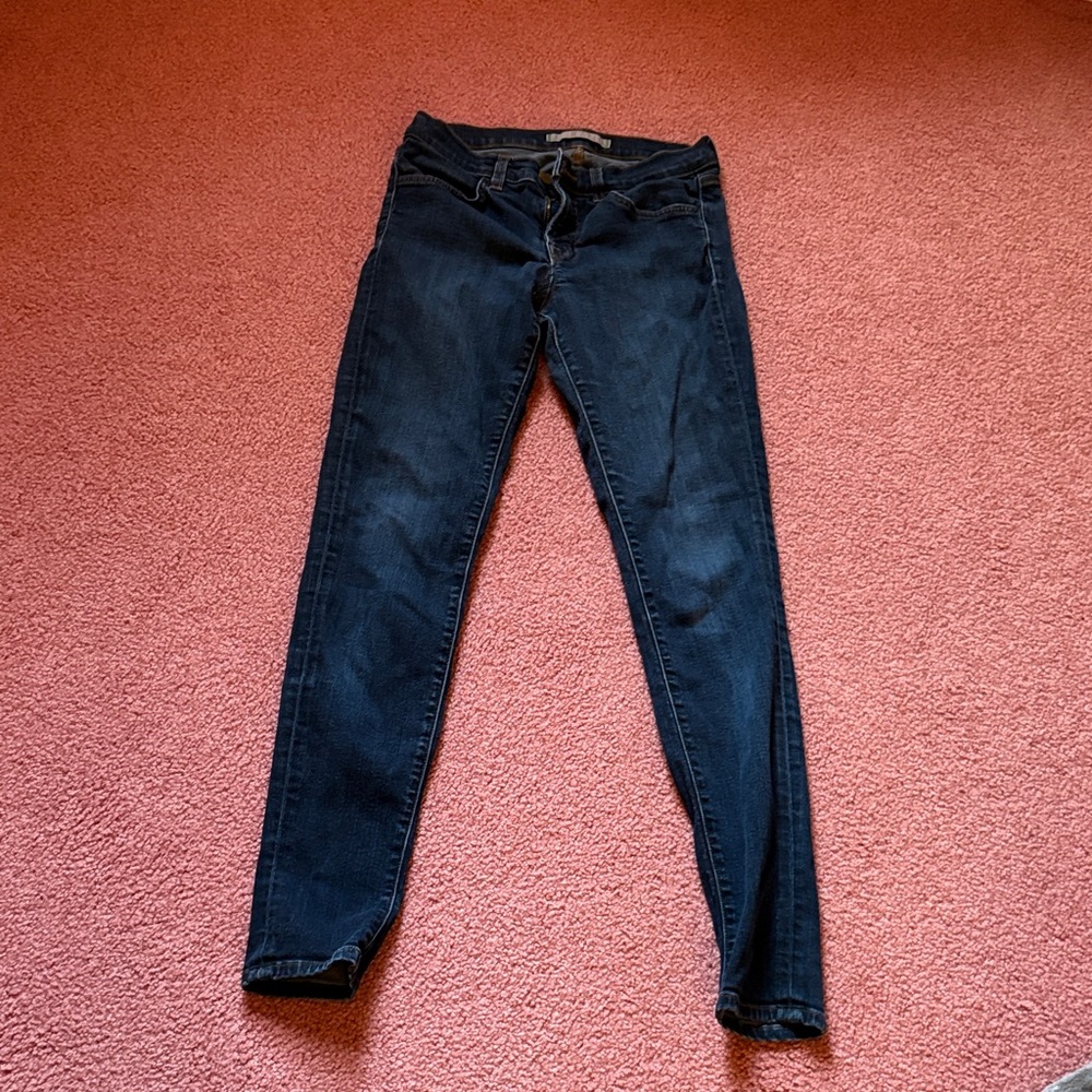 Classic Navy Skinny J Brand Jeans